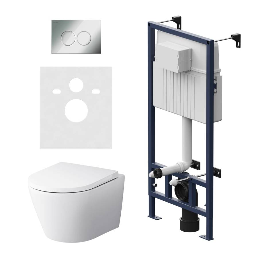 IS70151.741701 Инсталляция с клавишей ProC L глянец. Хром с подвесным унитазом Sense FlashClean с сид м/лифт IS70151.741701 Инсталляция с клавишей ProC L глянец. Хром с подвесным унитазом Sense FlashClean с сид м/лифт