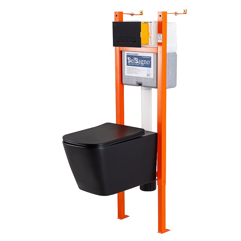Инсталляция BelBagno EXPERT 40 для подвесного унитаза, 1130х400х150 мм, со смывным бачком скрытого монтажа, фронтальное/горизонтальное управление, кр Инсталляция BelBagno EXPERT 40 для подвесного унитаза, 1130х400х150 мм, со смывным бачком скрытого монтажа, фронтальное/горизонтальное управление, кр