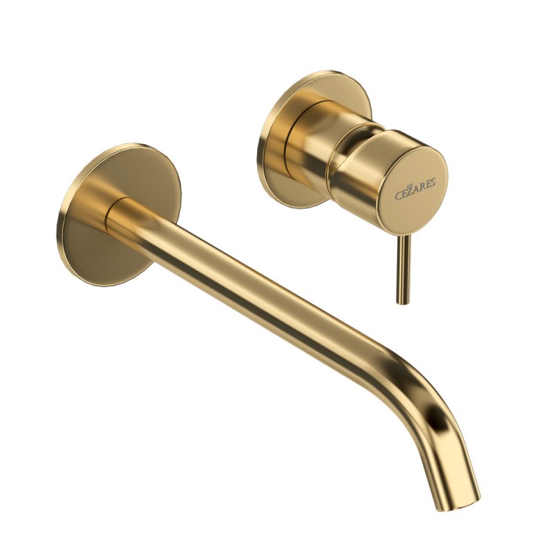 LEAF-BLI2-L-GM Смеситель для раковины встраиваемый однорычажный, на два отверстия, длина излива 23 см, исполнение Gunmetal PVD LEAF-BLI2-L-GM Смеситель для раковины встраиваемый однорычажный, на два отверстия, длина излива 23 см, исполнение Gunmetal PVD