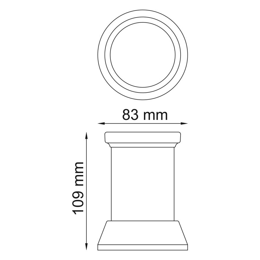 Donau K-2428 Стакан для зубных щеток Donau K-2428 Стакан для зубных щеток