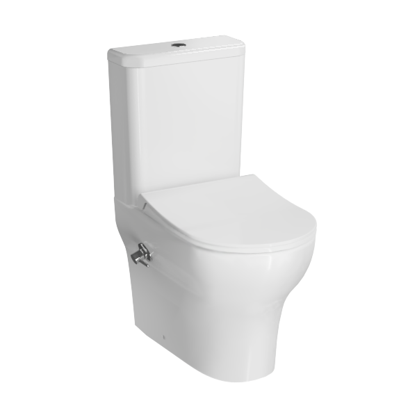 Комплект напольного унитаза Serenada, сиденье микролифт, механизм 3/6 л Комплект напольного унитаза Serenada, сиденье микролифт, механизм 3/6 л