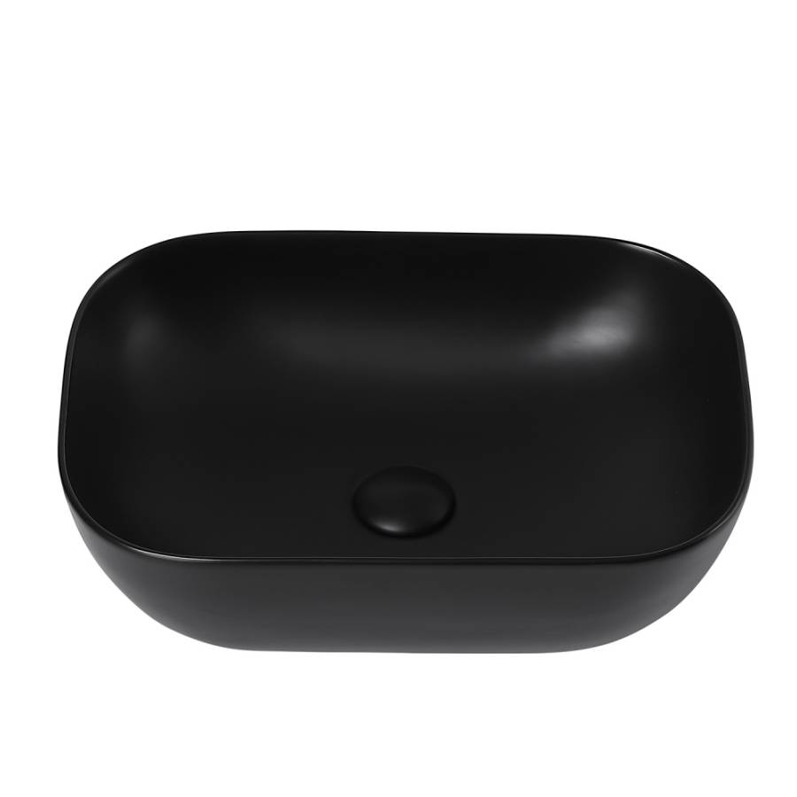 Раковина накладная ABBER Rechteck AC2200MB черная матовая Раковина накладная ABBER Rechteck AC2200MB черная матовая