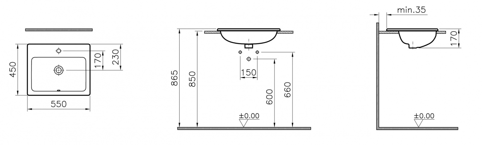 S20 Накладная раковина 55cm-цвет белый S20 Накладная раковина 55cm-цвет белый