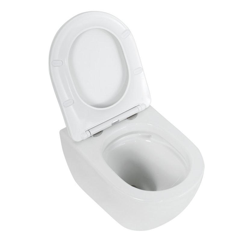 STYLUS-TOR Чаша подвесного унитаза безободкового с системой смыва "Торнадо",  CZR-6601-TH-TOR STYLUS-TOR Чаша подвесного унитаза безободкового с системой смыва "Торнадо",  CZR-6601-TH-TOR