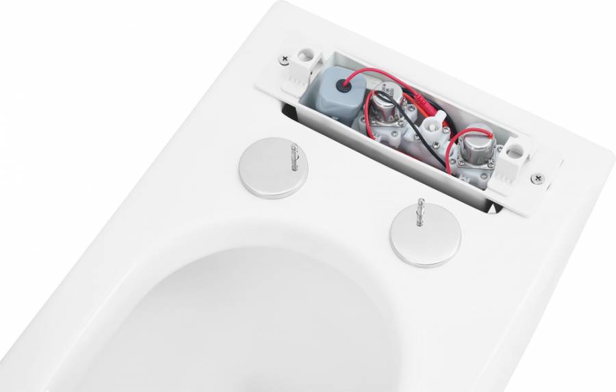 Приставной унитаз Abber Rechteck AC1213P импульсный с микролифтом Приставной унитаз Abber Rechteck AC1213P импульсный с микролифтом