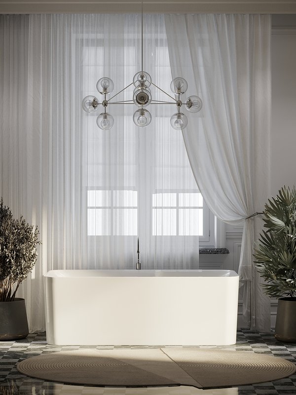 Ванна Sigma акриловая отдельностоящая, арт. FB15 Ванна Sigma акриловая отдельностоящая, арт. FB15