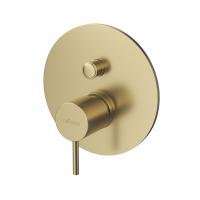 LEAF-VDIM-L-SR Встраиваемый однорычажный смеситель с переключателем на 2 выхода, исполнение Sunrise