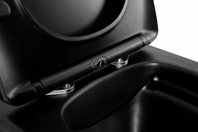 ARDENTE-C Унитаз подвесной безободковый с креплением, черный матовый, BB3202CHR-MB ARDENTE-C Унитаз подвесной безободковый с креплением, черный матовый, BB3202CHR-MB