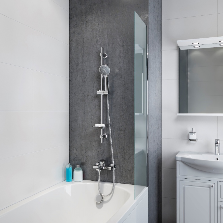 D0101000 Norma душевой комплект, ручной душ 5 функций, стойка 600 мм, шланг 175 мм D0101000 Norma душевой комплект, ручной душ 5 функций, стойка 600 мм, шланг 175 мм