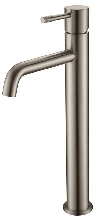 Смеситель для умывальника высокий, Uno. Nikel Brush Смеситель для умывальника высокий, Uno. Nikel Brush