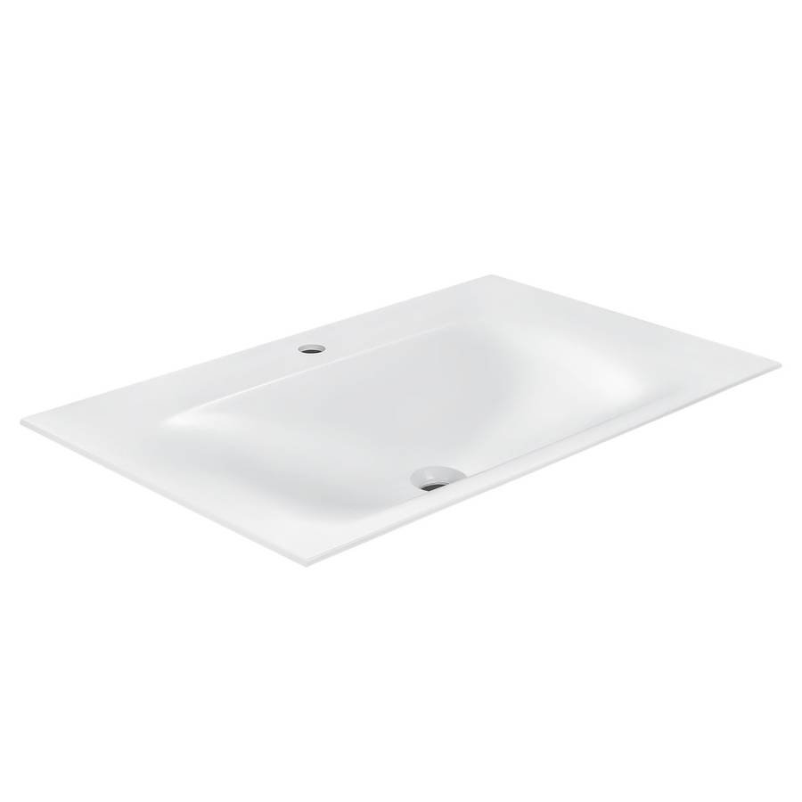 Раковина VCB-1F800W из искусственного камня, цвет белый Раковина VCB-1F800W из искусственного камня, цвет белый