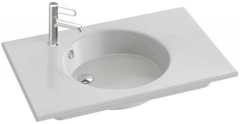 Раковина-столешница Jacob Delafon Odeon Rive Gauche EXAW112-Z-00 80 см с полированная нижней поверхн, шт Раковина-столешница Jacob Delafon Odeon Rive Gauche EXAW112-Z-00 80 см с полированная нижней поверхн, шт