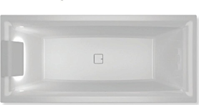 Акриловая ванна  STILL SQUARE LED 180x80 L RIHO FALL Акриловая ванна  STILL SQUARE LED 180x80 L RIHO FALL