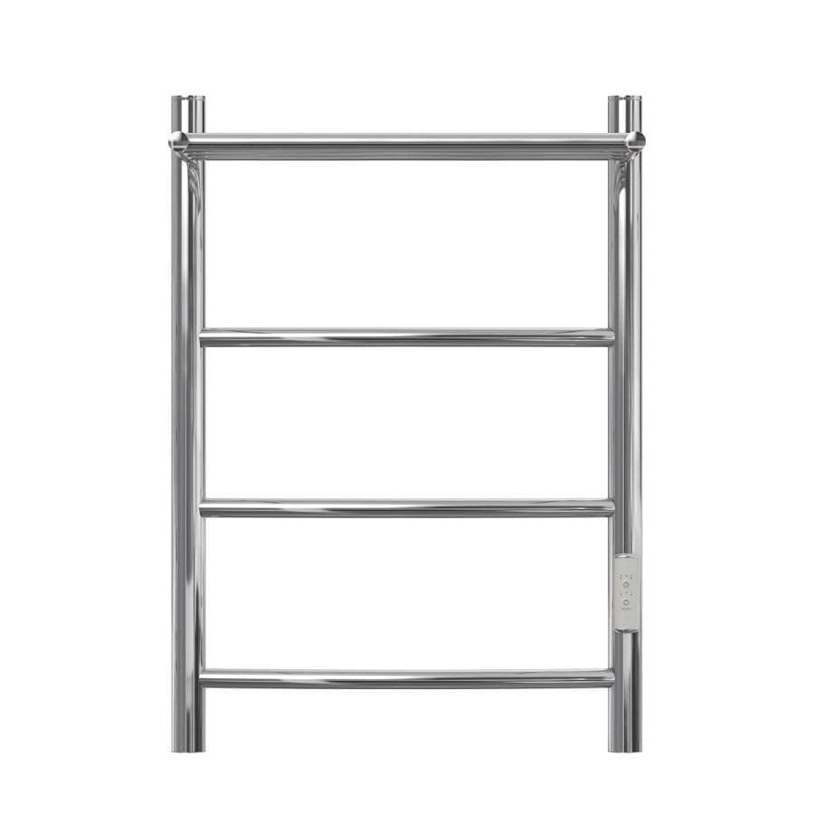 Полотенцесушитель электрический Point Афина PN04846P П3 400x600 с полкой, диммер справа, хром Полотенцесушитель электрический Point Афина PN04846P П3 400x600 с полкой, диммер справа, хром