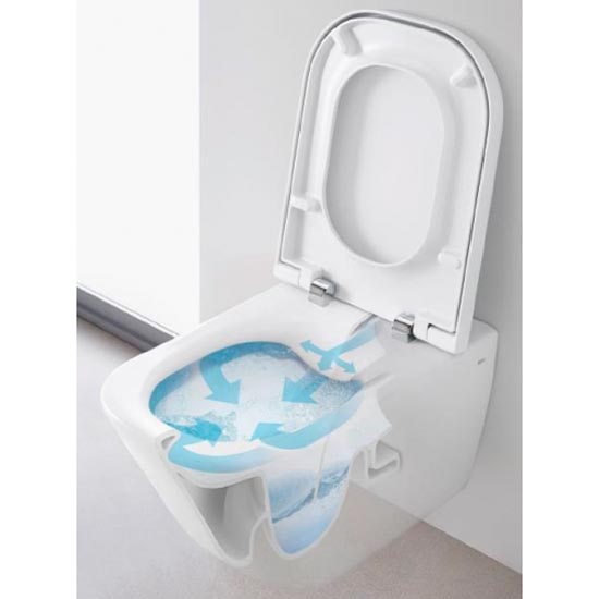 Унитаз подвесной Roca Gap безободковый 34647L000 Унитаз подвесной Roca Gap безободковый 34647L000