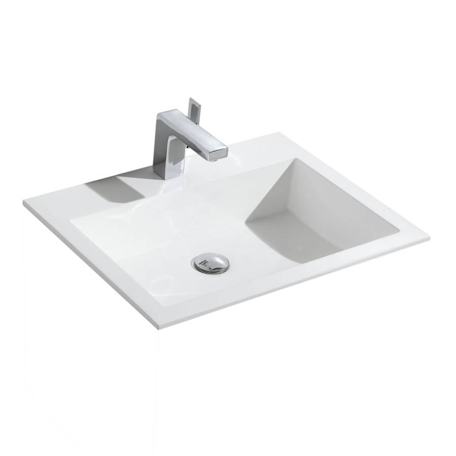 Раковина VCB-13600W из искусственного камня, цвет белый Раковина VCB-13600W из искусственного камня, цвет белый