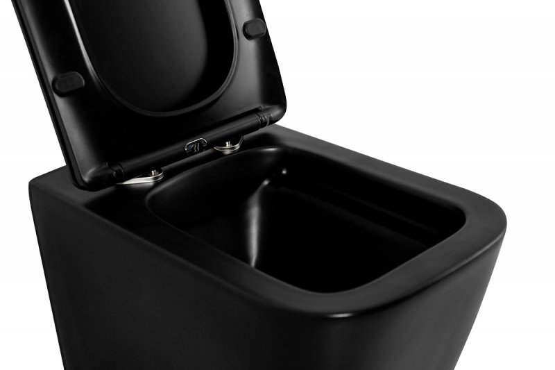 ARDENTE-C Унитаз подвесной безободковый с креплением, черный матовый, BB3202CHR-MB ARDENTE-C Унитаз подвесной безободковый с креплением, черный матовый, BB3202CHR-MB