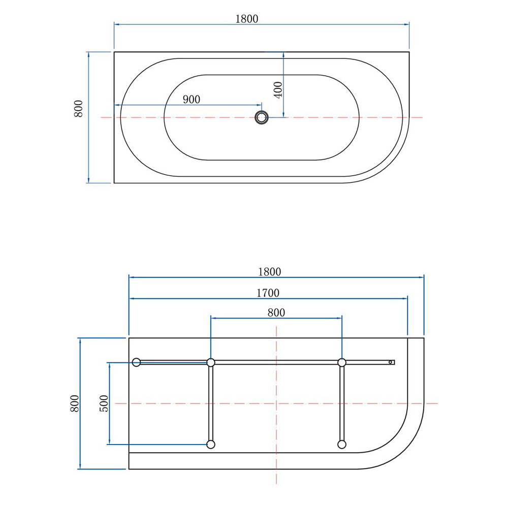 Акриловая ванна Aquanet Family Elegant A 180x80 3805N Gloss Finish Акриловая ванна Aquanet Family Elegant A 180x80 3805N Gloss Finish