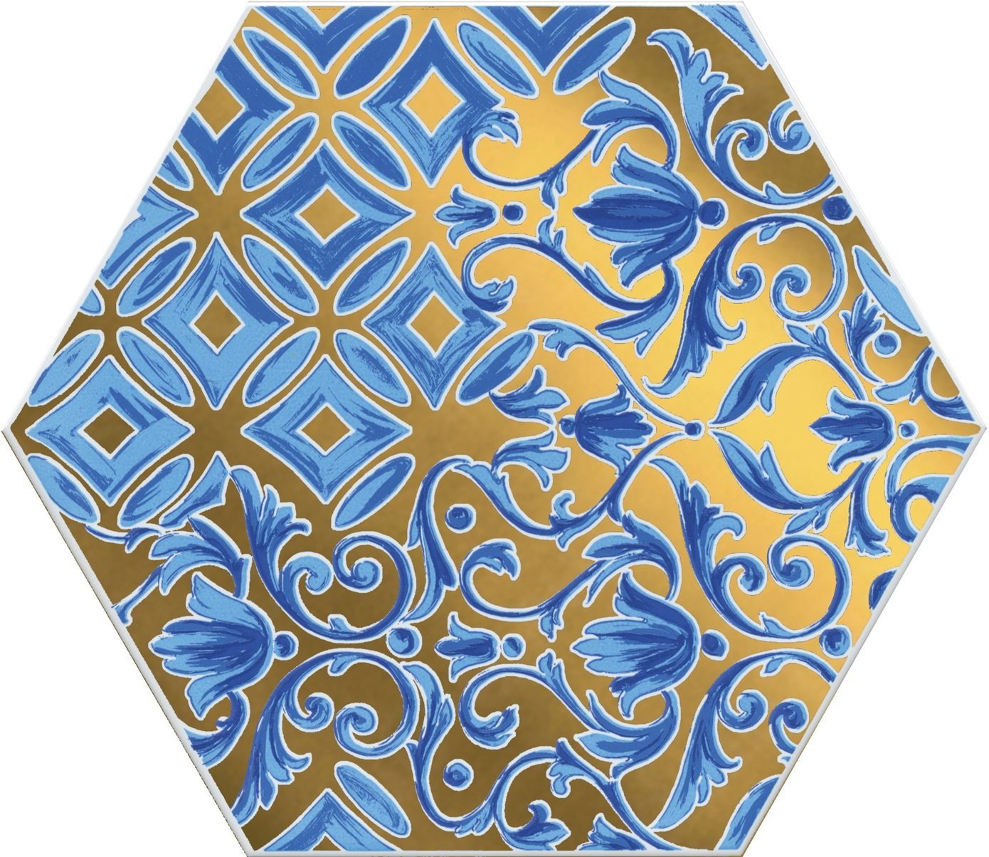 Декор VT\A427\24000 Талья Золотой/металл (23см*20см*6,9мм) (26шт/1,19м2) Орнамент 1, шт Декор VT\A427\24000 Талья Золотой/металл (23см*20см*6,9мм) (26шт/1,19м2) Орнамент 1, шт