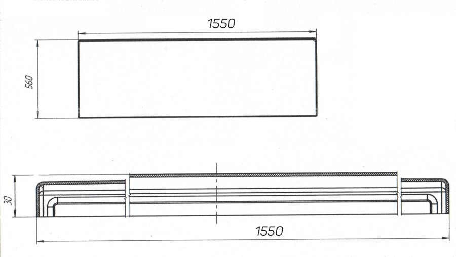 Акриловая ванна 1Marka Korsika 190х100 01кр1910 Акриловая ванна 1Marka Korsika 190х100 01кр1910