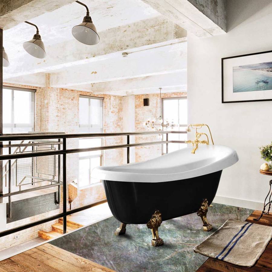 Ванна акриловая Vincea VBT-120-1700B-Cr, 1700*755*720 Ванна акриловая Vincea VBT-120-1700B-Cr, 1700*755*720