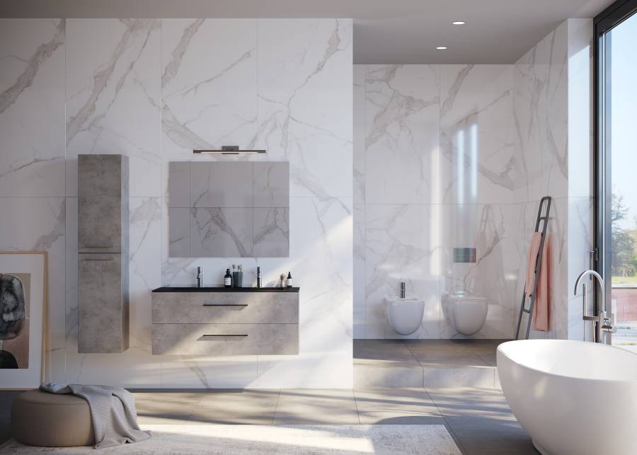 Керамогранит Statuario Cara Satin 80х160 Керамогранит Statuario Cara Satin 80х160