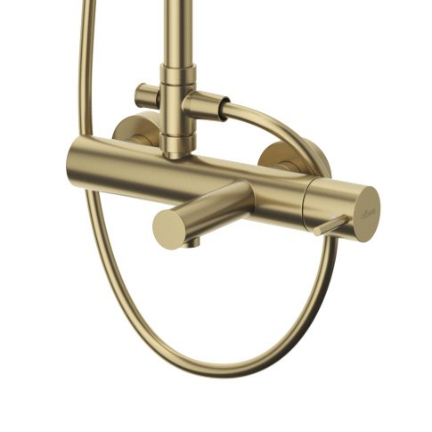 LEAF-CVDA-30-L-ST Душевая стойка телескопическая, с изливом с верхним и ручным душем, верхний душ диаметр 230 мм АБС пластик, исполнение Satinox LEAF-CVDA-30-L-ST Душевая стойка телескопическая, с изливом с верхним и ручным душем, верхний душ диаметр 230 мм АБС пластик, исполнение Satinox