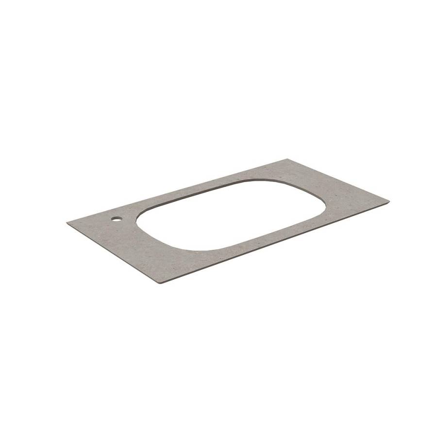 Спец. изделие декоративное для раковин, встраиваемых сверху MAGICA Риккарди 90 см, серый матовый MA.2.1.SG519920R\90 Спец. изделие декоративное для раковин, встраиваемых сверху MAGICA Риккарди 90 см, серый матовый MA.2.1.SG519920R\90