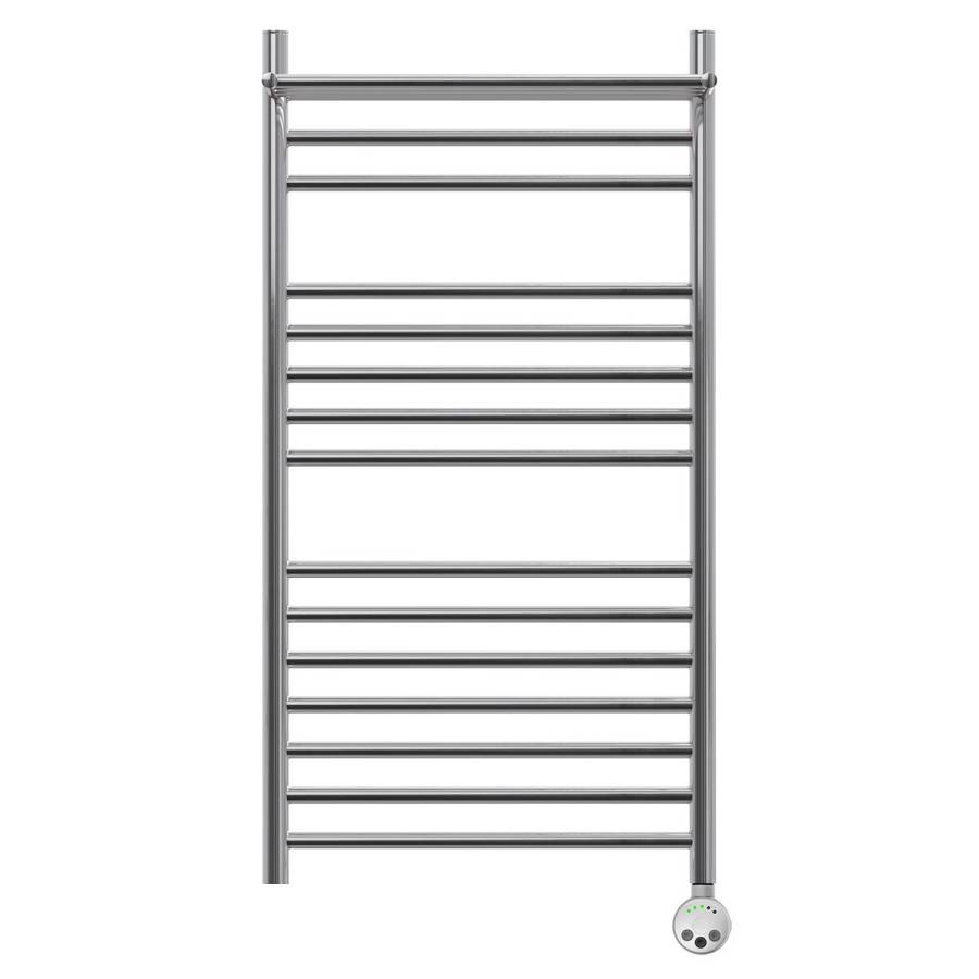 Полотенцесушитель электрический Point Аврора PN10150SPE П14 500x1000 с полкой левый/правый, хром Полотенцесушитель электрический Point Аврора PN10150SPE П14 500x1000 с полкой левый/правый, хром