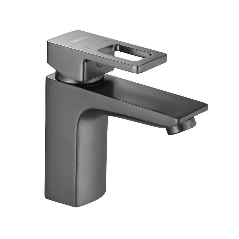 Смеситель для раковины латунь, оружейная сталь S8201T Смеситель для раковины латунь, оружейная сталь S8201T