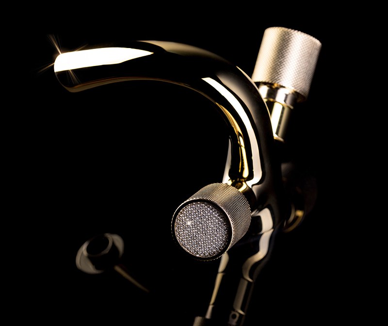 Смеситель для умывальника ROYAL CRYSTAL, золото_Комплект Смеситель для умывальника ROYAL CRYSTAL, золото_Комплект