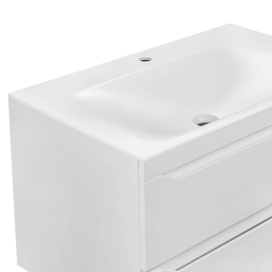 Раковина VCB-1F800W из искусственного камня, цвет белый Раковина VCB-1F800W из искусственного камня, цвет белый