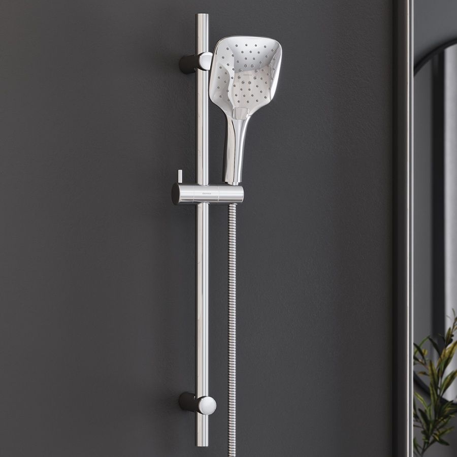 918200000 Origin Evo, душ. комплект: ручн.душ 120мм, 3 режима, штанга 700мм 918200000 Origin Evo, душ. комплект: ручн.душ 120мм, 3 режима, штанга 700мм