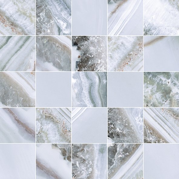 Event Декор мозаичный голубой MM34103 25х25 Event Декор мозаичный голубой MM34103 25х25