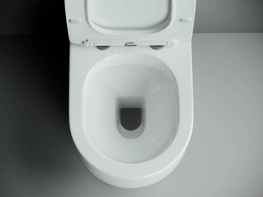 Напольная пристенная чаша унитаза METROPOL Rimless Напольная пристенная чаша унитаза METROPOL Rimless