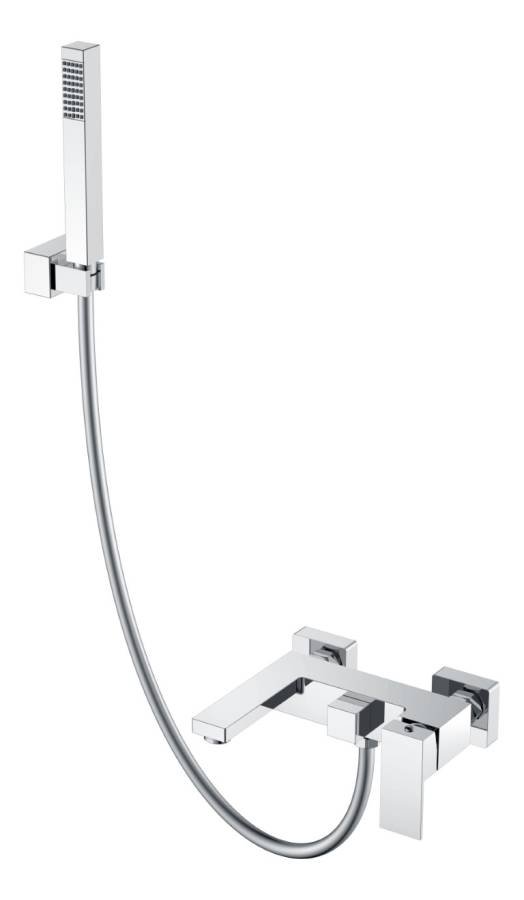 Смеситель для ванны с душем Qubic Chrome Смеситель для ванны с душем Qubic Chrome
