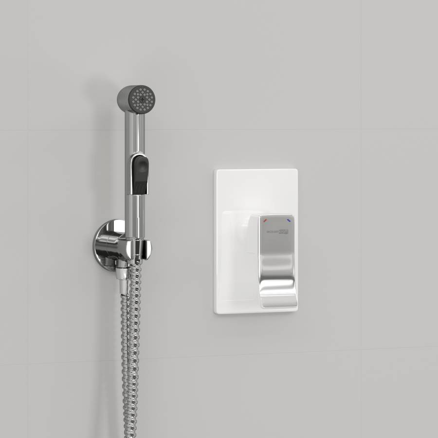 A010656WHITE Встраиваемый комплект для биде со шлангом 100 см Wasserkraft A010656WHITE Встраиваемый комплект для биде со шлангом 100 см Wasserkraft