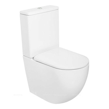 STYLUS Чаша унитаза безободкового, P-trap CZR-152-CPR STYLUS Чаша унитаза безободкового, P-trap CZR-152-CPR