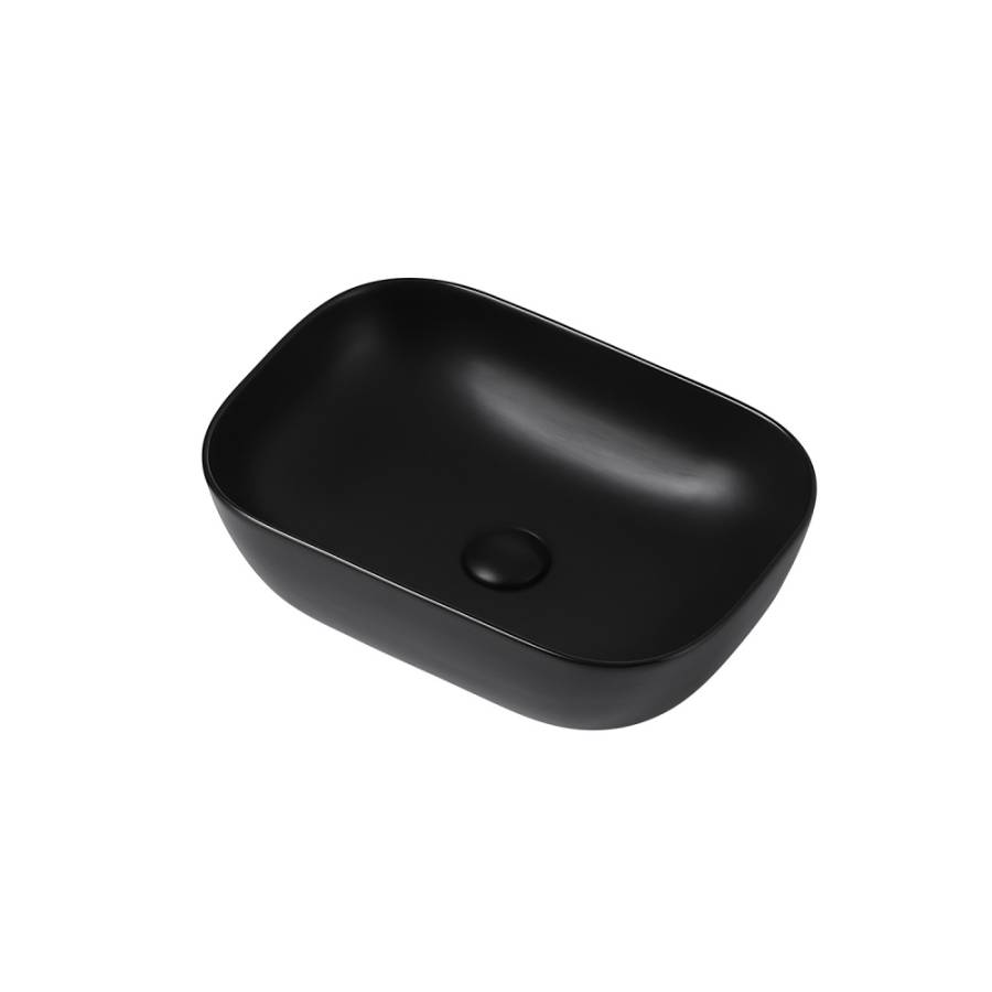 Раковина накладная ABBER Rechteck AC2200MB черная матовая Раковина накладная ABBER Rechteck AC2200MB черная матовая