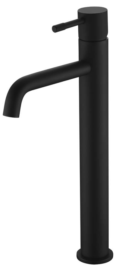 Смеситель для умывальника высокий, Uno. Черный Смеситель для умывальника высокий, Uno. Черный