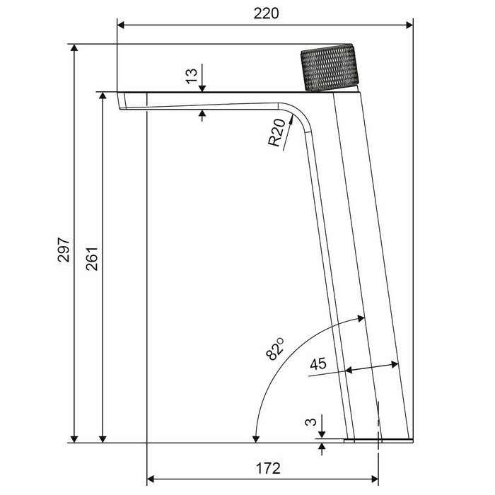 Смеситель для умывальника EXCELLENT Krotos AREX.8002CR (хром) Смеситель для умывальника EXCELLENT Krotos AREX.8002CR (хром)