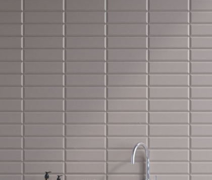 Плитка настенная 9030 Аккорд дымчатый грань 8,5*28*5*9,2 (40шт/0,97м2), м2