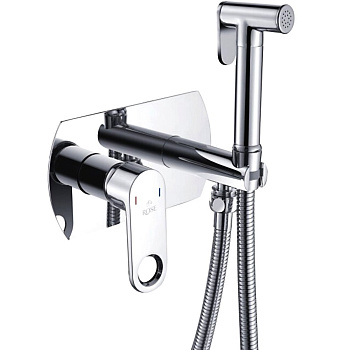 Гигиенический душ со смесителем Rose R205, хром