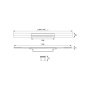 Профиль для душа TECEdrainprofile, 1000 мм, PVD Polished Black Chrome Профиль для душа TECEdrainprofile, 1000 мм, PVD Polished Black Chrome