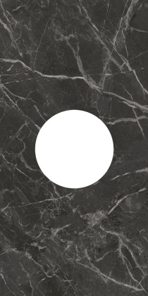 Декор Коррер наборный чёрный глянцевый 30x60x0,9