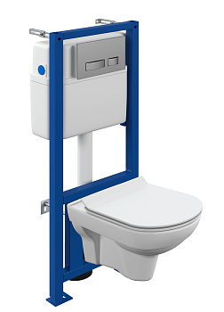 Комплект CITY CO DPL EO slim + LINK PRO + MOVI пластик хром матовый Комплект CITY CO DPL EO slim + LINK PRO + MOVI пластик хром матовый