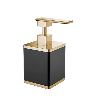 Диспенсер черный-золото 10969-B-G Boheme