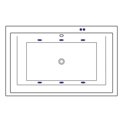 Ванна EXCELLENT Crown Lux 190x120 "SOFT" (хром)