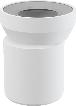 Патрубок для унитаза эксцентрическая 158 мм