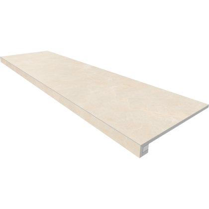 Комплект (Ступень MOG302 (33x120) полир. (прямоугол. бортик) без насечек + Подступенок (14,5x120)) Комплект (Ступень MOG302 (33x120) полир. (прямоугол. бортик) без насечек + Подступенок (14,5x120))